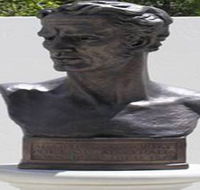 Adam Lindsay Gordon Bronze Bust - VIC Tourism