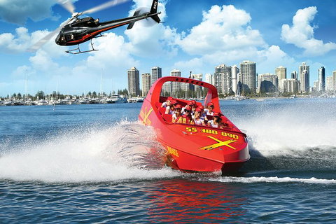 Gold Coast Helicopter 10 Min Flight And Jet Boat Ride - VIC Tourism 0