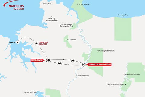 Adelaide River Jumping Crocodile Cruise With Roundtrip Helicopter From Darwin - VIC Tourism 3
