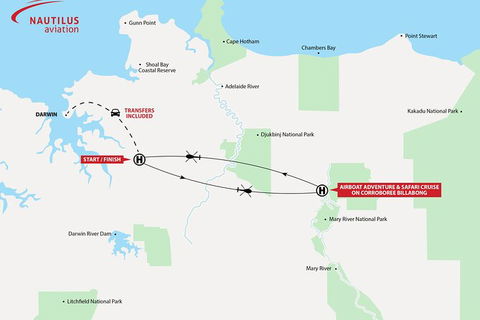 Mary River Wetlands Helicopter And Airboat Adventure From Darwin - VIC Tourism 6