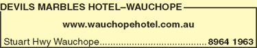 Devils Marbles Hotel–Wauchope - VIC Tourism 4