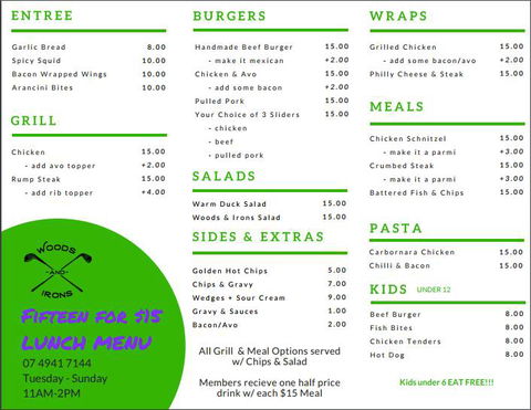 Woods And Irons Restaurant @ The Moranbah Golf Club - VIC Tourism 4