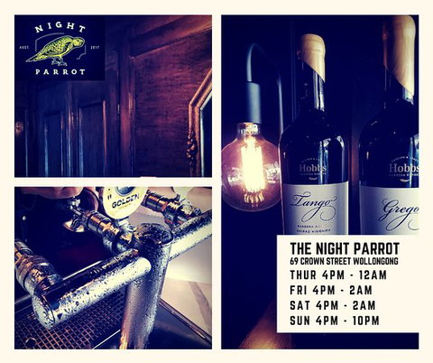 The Night Parrot Wine Bar - VIC Tourism 0