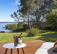 Braeside - waterfront fireplace - VIC Tourism