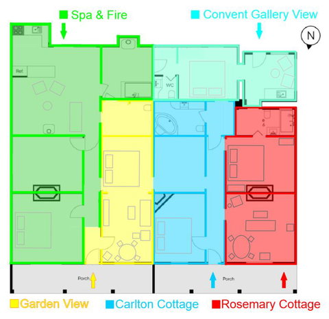 Roses Of Daylesford - Convent View - VIC Tourism 1