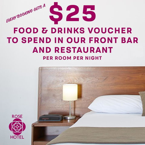 The Rose Hotel & Motel - VIC Tourism 3