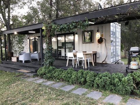 Absolute Riverfront Shipping Container Cabin - VIC Tourism 0