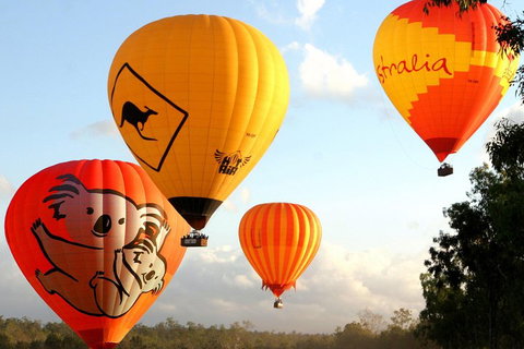 Natural Bridge & Springbrook Waterfalls Tour + Hot Air Balloon With Breakfast - VIC Tourism 0