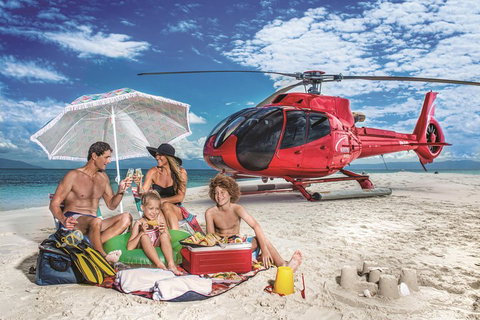 Private Helicopter Tour: Reef Island Snorkeling And Gourmet Picnic Lunch - VIC Tourism 0