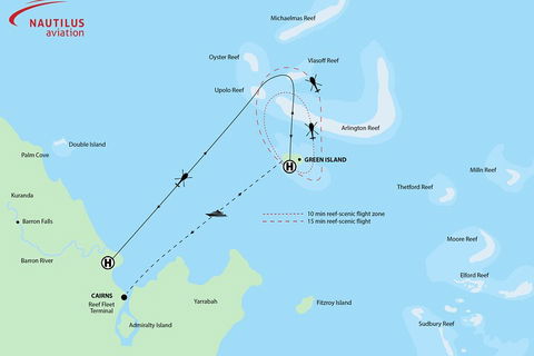 Fly To Green Island - Cruise Return - VIC Tourism 0