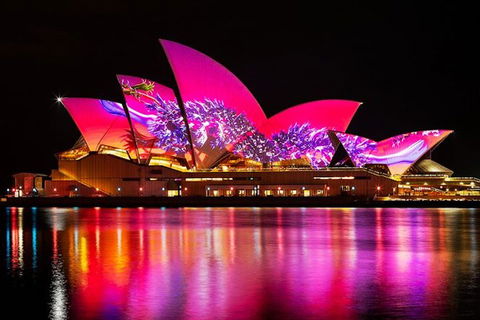 Vivid 90-Minute Sydney Harbour Small Group Catamaran Cruise - VIC Tourism 1